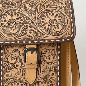 Automne bohème Vintage à la mode grande capacité haute qualité en cuir véritable porte-documents sac glands fleurs fabricant - Product Image 2