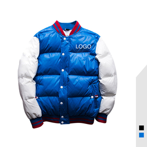 Chaqueta acolchada de invierno a la moda para hombre, abrigo de lona transpirable personalizado Versity, cierre de cremallera, servicio OEM, gran oferta, accesorio de invierno - Product Image 1