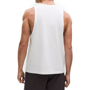 2025 Zeroed, camiseta sin mangas de algodón sin mangas de primera calidad para hombre, chaleco de cuello de Color sólido, ropa de calle para gimnasio, Fitness, uso informal - Product Image 2