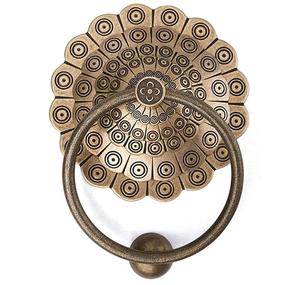 Exportación de accesorios de puerta con recubrimiento de polvo negro personalizados Patrón sólido Nuevo diseño Aldabas de metal Diseño y estilo personalizados - Product Image 5