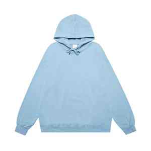 เสื้อฮู้ดผู้ชายคุณภาพสูงแบบขายส่ง ทรงปกติ ผ้าฟลีซหนานุ่ม น้ำหนักมาก เป็นมิตรกับสิ่งแวดล้อม ระบายอากาศได้ดี ไม่มีกระเป๋า - Product Image 6