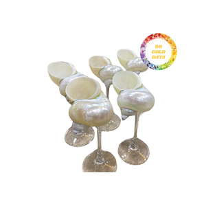 ลวดลายเปลือกหอยค็อกเทลหรูหราเป็นมิตรกับสิ่งแวดล้อม-สำหรับการตกแต่งริมทะเลรับประทานอาหารที่ได้แรงบันดาลใจจากทะเล (101200) - Product Image 1