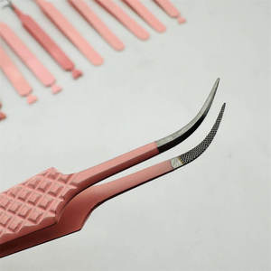 Professional Durable Anti-Static A+ Grade Quality Stainless Steel Slant Tip Bottom Design Tweezers with Customizable Options - Product Image 6