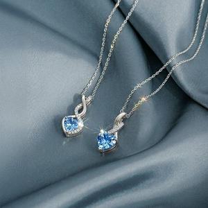 Conjunto de Collares Personalizados Jeulia con Diseño de Corazón Entrelazado para Madre e Hija, con Circonita, para Aniversario - Product Image 2