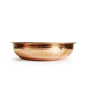 Bol de bain turc en cuivre blanc d'Anatolie, Kurnaci, 16-18-20 cm, fait à la main, objet décoratif pour le bain, sauna, bain finlandais, Ofur - Product Image 2