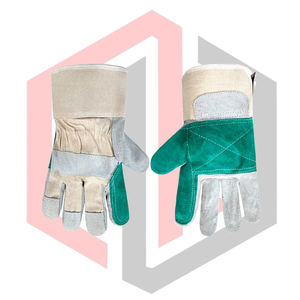 ถุงมือหนังคุณภาพสูงแบบเต็มฝ่ามือ ทนทานต่อการฉีกขาด ระบายอากาศได้ดี ปราศจากผงซิลิโคน ป้องกันไฟฟ้าสถิตย์ ป้องกันไฟ - Product Image 5