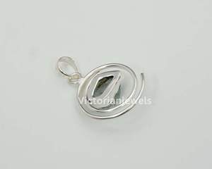 925 argent Sterling massif mars pierre de naissance pendentif aigue-marine pierre brute avec réglage de lunette pour pendentifs à breloque - Product Image 4