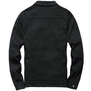 Veste en jean pour homme, design 2026, style streetwear, décontractée, coupe-vent d'hiver, avec service OEM ODM - Product Image 3