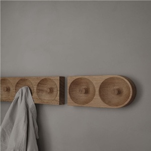 Wall Hooks for Hanging Bathroom <b>Towels</b> Modern <b>Wooden</b> Wall Hooks Wood Heavy Duty Hooks for Bedroom Living Room, Coats & Hats. - Product Image 6