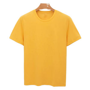 Camiseta de hombre 100% algodón ropa de calle de lujo Camiseta de cuello redondo en blanco de gran tamaño para hombres y mujeres fábrica al por mayor impresión personalizada - Product Image 4