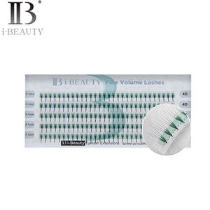 Eyelash Extension - <b>Pre</b>-<b>made</b> <b>Fan</b> FINE VOLUME <b>LASHES</b> Horizontal 4D <b>Lash</b> a Type Narrow Version Individual <b>Lash</b> - Product Image 1