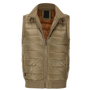 Producto Popular para hombre, chaqueta acolchada con cuello levantado, chaqueta acolchada sin mangas, chaqueta acolchada cómoda sin mangas - Product Image 1