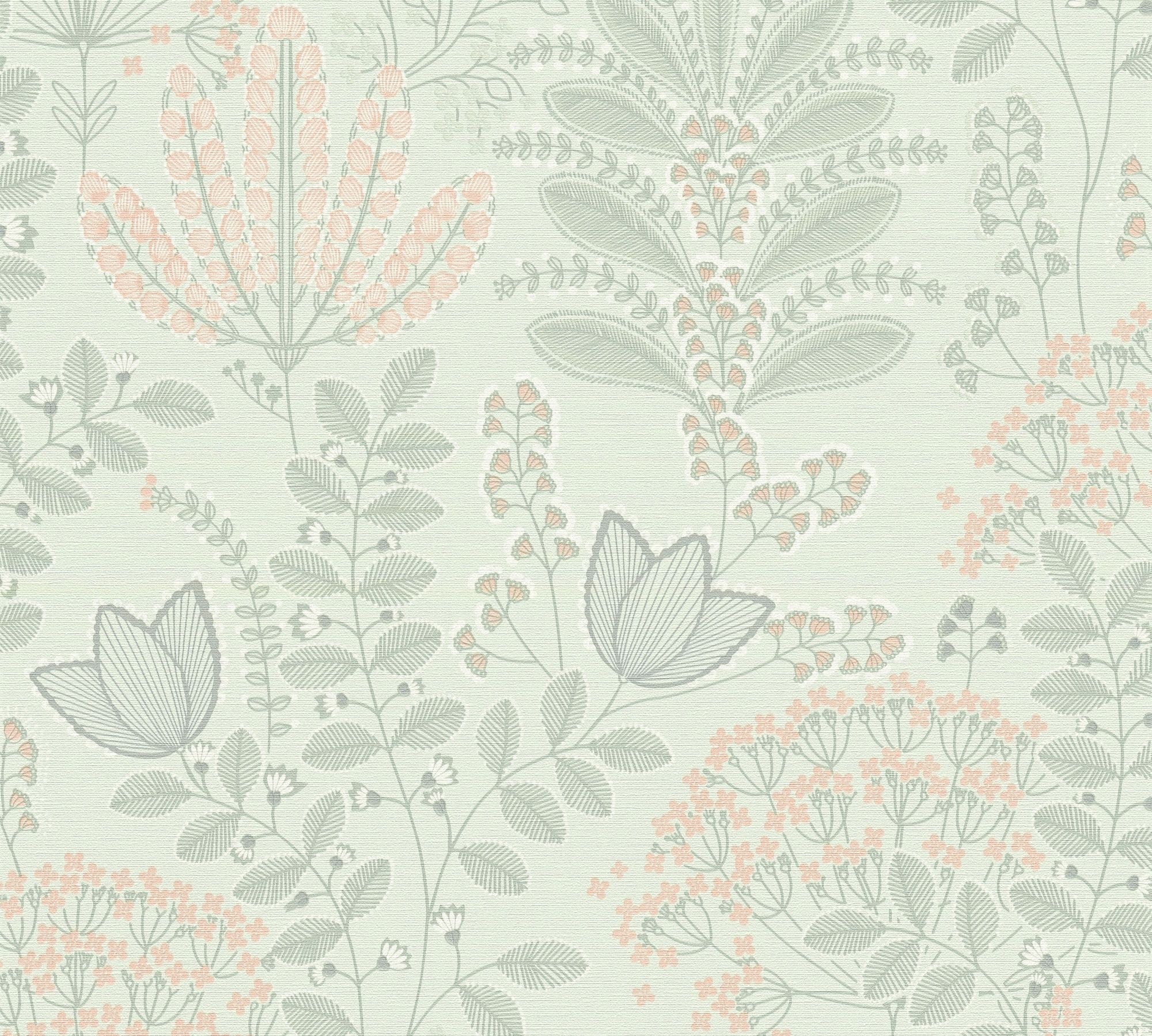 green grey pink orange