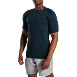 เสื้อยืดคอกลมทรงสลิมฟิตเสื้อยืดผ้านุ่มพิเศษสามชั้นสำหรับยิมฟิตเนสโยคะเสื้อยืดสำหรับทุกเพศ - Product Image 1