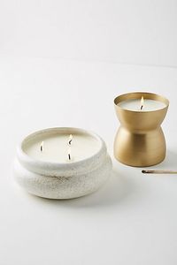 Bougeoirs en aluminium en forme de dôme Bougeoir décoratif en métal doré Bougeoir moderne Ensemble de décoration d'intérieur élégant - Product Image 2