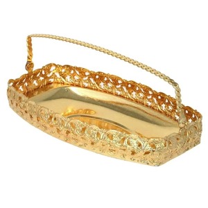 Vente en gros à la mode Logo personnalisable Plateau de service en acier inoxydable Nouvelle arrivée Design fantaisie - Product Image 1