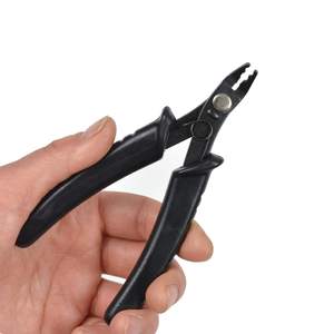 Herramienta de extensión de cabello de anillo Micro Nano de acero de alto carbono multifuncional alicates de prensado de cuentas para queratina - Product Image 6