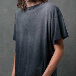 Camiseta Holgada de Algodón Peinado Suave de Alta Calidad con Efecto Desgastado por el Sol, Estilo Cuadrado, con Estampado Digital de Camuflaje Realtree - Product Image 6