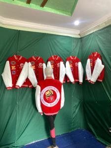 Nuevas chaquetas universitarias OES Chaquetas Masonic Latter Women Jacket OES Red-HSE - Product Image 5