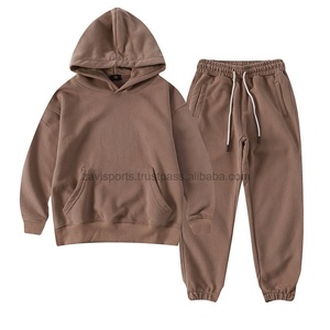 Conjunto Deportivo Informal para Niños, Sudadera con Capucha y Bolsillo Delantero de Felpa Suave al Tacto y Pantalones Deportivos para Gimnasio, Entrenamiento, Deportes, Ropa Deportiva Informal - Product Image 6