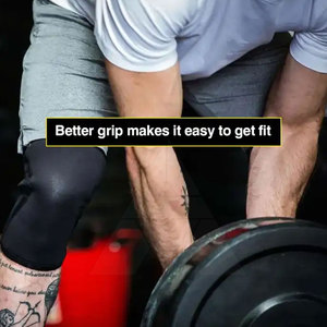 Agarres de Peso para Levantamiento de Pesas Unisex Antideslizantes de Cuero Vacuno con Logotipo Personalizado de Alta Calidad, Equipo de Entrenamiento de Fitness de Venta Caliente para Gimnasio y Ciclismo - Product Image 4
