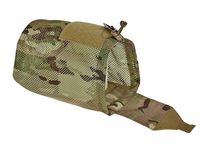 Sac système Molle Pochette à double fermeture éclair Pochette en maille élastique Poche avant Sac en maille