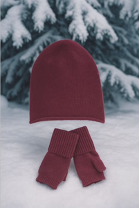 ถุงมือสตรีสไตล์สตรีทแวร์สีเบอร์กันดีระดับพรีเมียม - ถุงมือลำลองสไตล์สปอร์ตจากผ้าคุณภาพสูงของตุรกี - ถุงมืออุ่นมือสำหรับฤดูหนาวที่มีสไตล์ จำหน่ายจำนวนมาก - Product Image 2