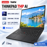 Ordinateur portable professionnel Lenovo ThinkPad T14p 14,5 pouces en gros, Intel Core Ultra 5 7, 32 Go de RAM, 1 To SSD, 2,5K, Windows 11, pour usage commercial