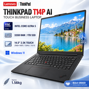ขายส่ง Lenovo ThinkPad T14p แล็ปท็อปธุรกิจขนาด 14.5 นิ้ว Intel Core Ultra 5 7 แรม 32GB SSD 1TB หน้าจอ 2.5K ระบบปฏิบัติการ WIN 11 โน้ตบุ๊คสำหรับธุรกิจ - Product Image 1