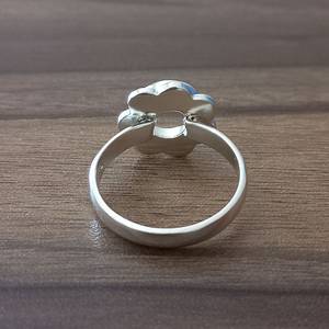 925แท้สีเงินสเตอร์ลิงขนาด10มม. แบบกึ่งติดตั้งทรงกลมเหมาะสำหรับใส่เถ้ากระดูกและเรซินเครื่องประดับชั้นดีแบบ DIY - Product Image 5