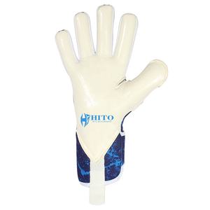 Gants de gardien de but en vente chaude, contact de la paume avant en latex, dos en latex, impression par sublimation et injection de silicone, rouleau négatif, personnalisé - Product Image 3