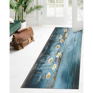 Alfombras de Regalo para Amantes de las Margaritas, Alfombra Estampada, Alfombra de Flores, Alfombras Florales, Alfombra Delgada No Tejida - Product Image 5