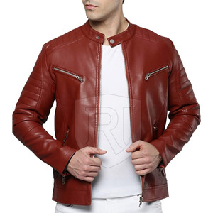 Chaqueta de Invierno de Cuero Genuino para Hombre ROMEO INDUSTRY, Calidad Premium, Transpirable, Ecológica, Estilo Urbano - Product Image 1