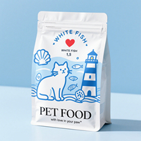 Bolsas Personalizadas para Envasado de Alimentos, Bolsas de Mylar con Corte Troquelado para Alimentos para Mascotas, Empaquetado Personalizado e Impresión de Logotipo