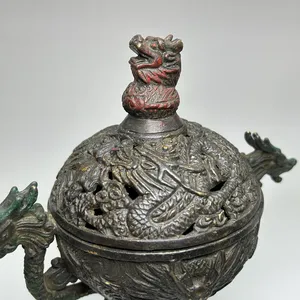 Elegant Brass Religious Incense Burner <b>Bakhoor</b> Holder for <b>Oud</b> Resin & Aromatic Incense Durable Natural for Peaceful Spaces - Product Image 6