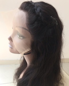 Raw Cuticle Aligned Unprocessed 24 Inch Natural Wavy13x4 Frontal Mink Brazilian Human Remy Indian Virgin Peruvian Human Hair <b>Wig</b> - Product Image 6
