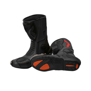 Chaussures de course de moto personnalisées bottes de moto de vitesse en cuir pour hommes fabriqués au Pakistan vente en gros - Product Image 4