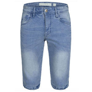 Pantalones cortos de mezclilla de alta calidad para hombre, pantalones cortos largos de talla grande, nuevo estilo, logotipo personalizado, pantalones cortos de mezclilla largos de algodón 100% para hombre - Product Image 1