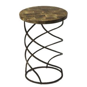 Mesa de centro de metal de diseño moderno, mesa auxiliar de bajo precio para el hogar, cafetería y oficina, con recubrimiento de polvo dorado, nueva y popular en la India - Product Image 2