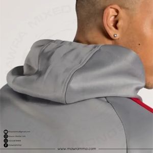 Ensemble de survêtement personnalisé OEM de haute qualité en polaire polyester avec appliques, bandes latérales sublimées, respirant et écologique pour la course et le jogging - Product Image 5