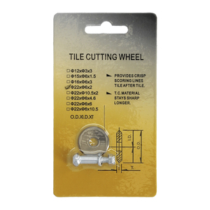 LDL Tile Cutter Replacement Wheel 22x6x2mm - Product Image 1