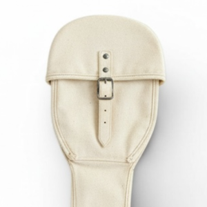 กระเป๋าใส่ดาบจอร์เฟรย์ ไอผ้าแคนวาส 100% - สีขาวครีมธรรมชาติ แบบพกพา น้ำหนักเบา ปิดด้วยหัวเข็มขัด ใช้ซ้ำได้ - Product Image 2