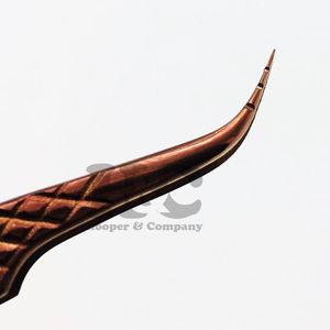 Pinzas Profesionales de Alta Calidad Antiestáticas y Duraderas para Extensión de Pestañas, de Acero Inoxidable, con Punta Dentada y Agarre de Diamante - Product Image 5