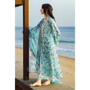 Traje de 3 Piezas para Mujer con Bordado Schiffli, Estampado y Encaje, con Dupatta CL-52495 - Product Image 6