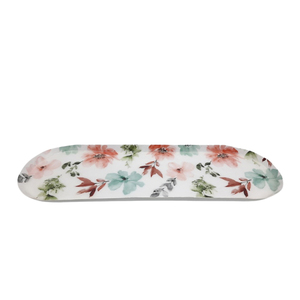 Plateau de service ovale en métal fait à la main décalcomanie émail fini pour la maison et l'hôtel plateau de service de table - Product Image 1