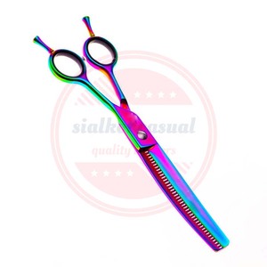 กรรไกรกรูมมิ่งสัตว์เลี้ยงโค้งคุณภาพระดับพรีเมียม กรรไกรตัดขนเหล็กมืออาชีพใช้สําหรับสุนัขและแมว - Product Image 3