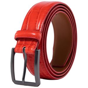 Nuevo cinturón de cuero genuino para hombre con diseños personalizados de la mejor calidad 2025, cinturones de cuero para el trabajo informal de negocios - Product Image 6