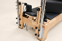 Machine de Pilates Reformer professionnelle en bois d'érable avec demi-tourneuse pour studio
