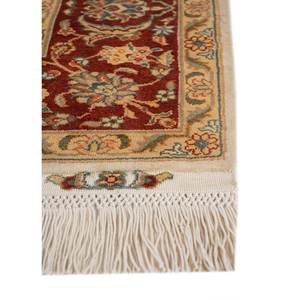พรมไหมถักมือ Gulmarg Gold รุ่น Pae-5673 ขนาด 10 มม. ลาย Viscose Medallion Aubusson สำหรับทางเข้าบ้าน ห้องนั่งเล่น ห้องโถง - รูปทรงสี่เหลี่ยมผืนผ้า ขนนุ่ม - Product Image 4