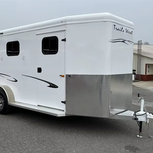 Remolque para 3 Caballos Más Vendido, Remolque para Ganado Usado, Remolque para Caballos de Alto Estándar, Remolques para Transporte de Caballos - Product Image 1